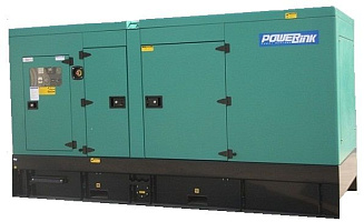 Дизельный генератор PowerLink GMS250PXS в кожухе с АВР ДизельЭнергоРесурс